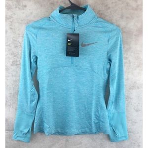 girls nike half zip